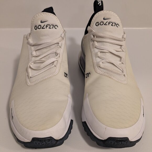 Nike Air Max 270 G Golf Shoes White Black CK6483-102 Men’s 7 Women’s 8.5 - Picture 1 of 7